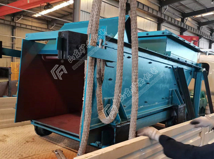 山東礦安機電生產(chǎn)的往復(fù)式給煤機發(fā)往山西朔州